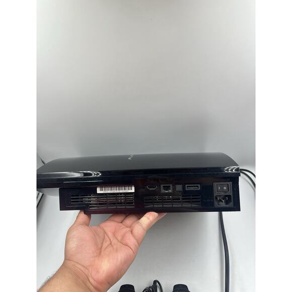 Sony PlayStation 3 PS3 CECHG01 Fat Console Black - Tested With Controller - Picture 9 of 15